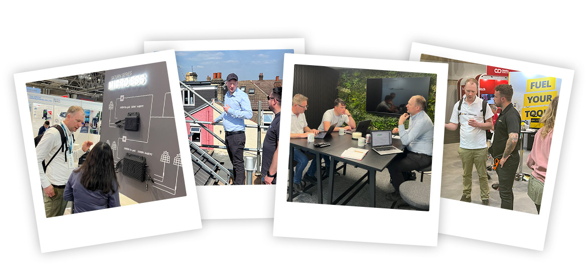 Solar Sherpa team at industry events and installations